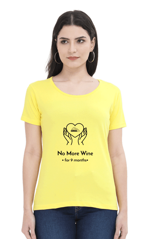 MoM to be T-shirt (NO MORE WINE) - Blooming Mother